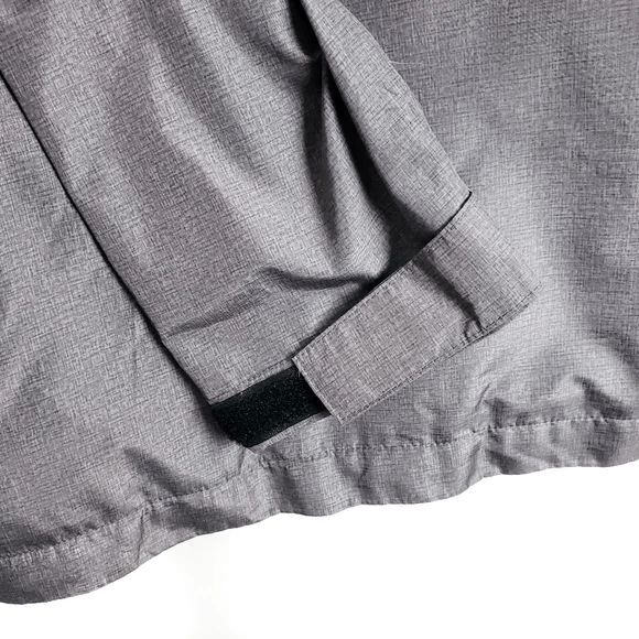 PGA TOUR PRO Men's Gray Half Zip Golf Wind Breaker Jacket Coat Size: Medium - Picture 4 of 5